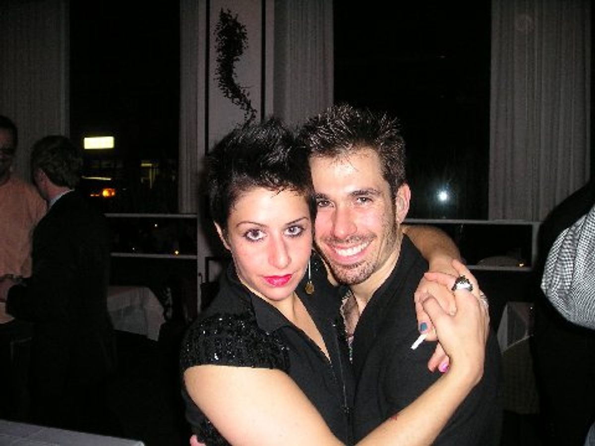 Cast members Tamara Levinson and Jason McDole at The Times They Are A-Changin' Opens in San Diego